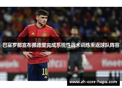 巴塞罗那宣布佩德里完成系统性战术训练重返球队阵容